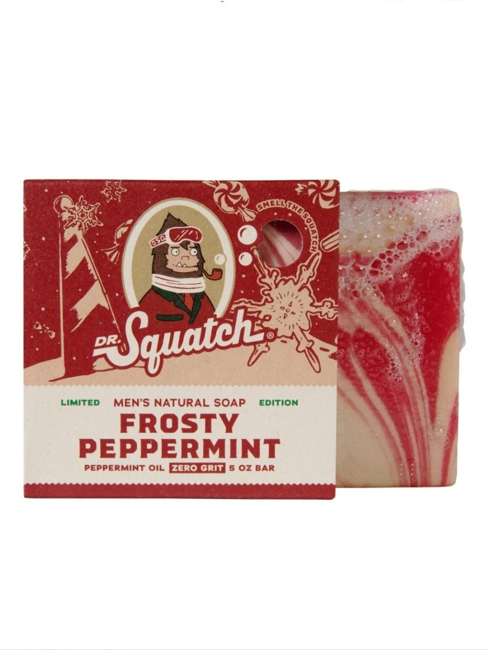 Dr. Squatch Frosty Peppermint Bar Soap